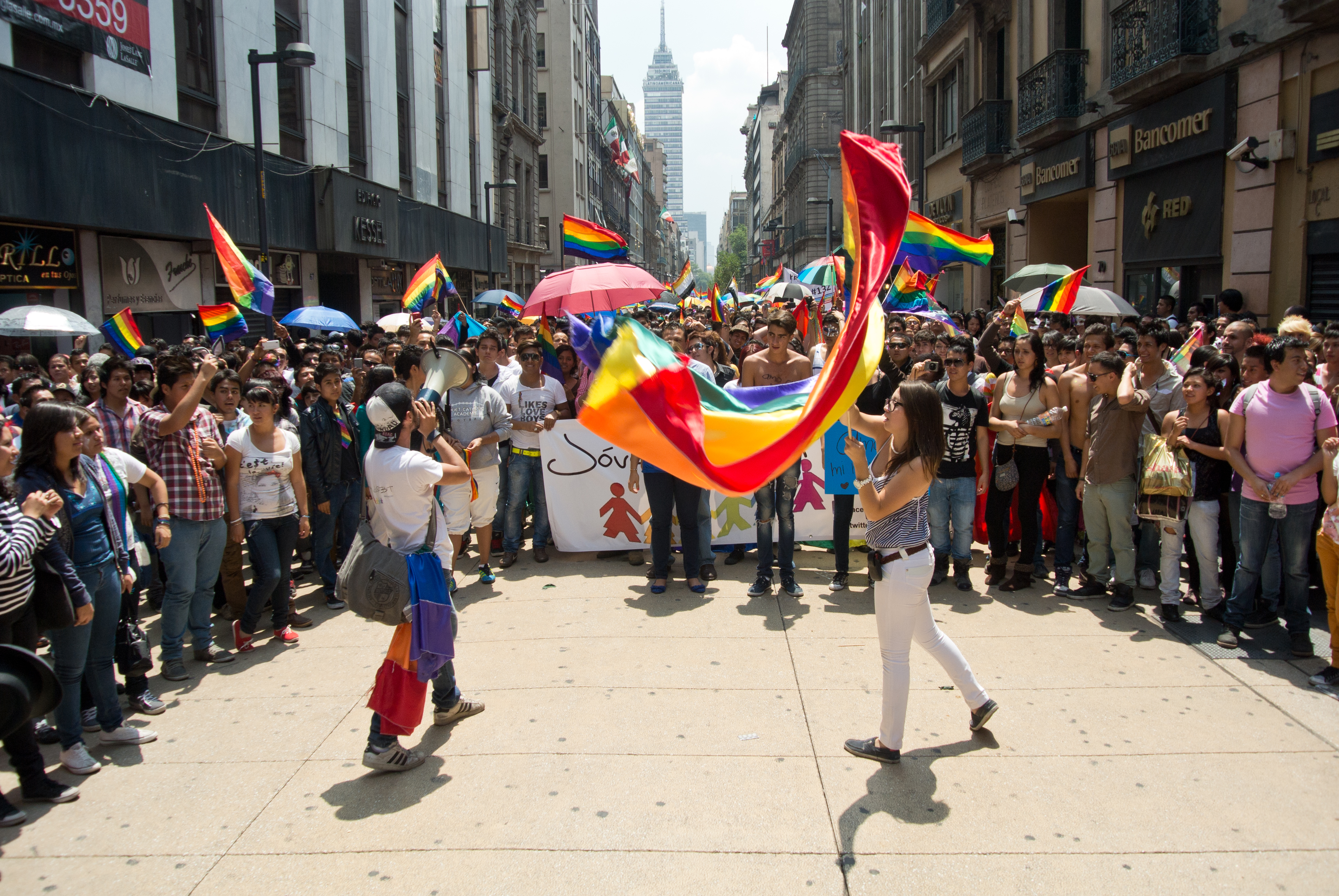 LGBT activists in Mexico. Photo credits: Fundación Heinrich Böll.