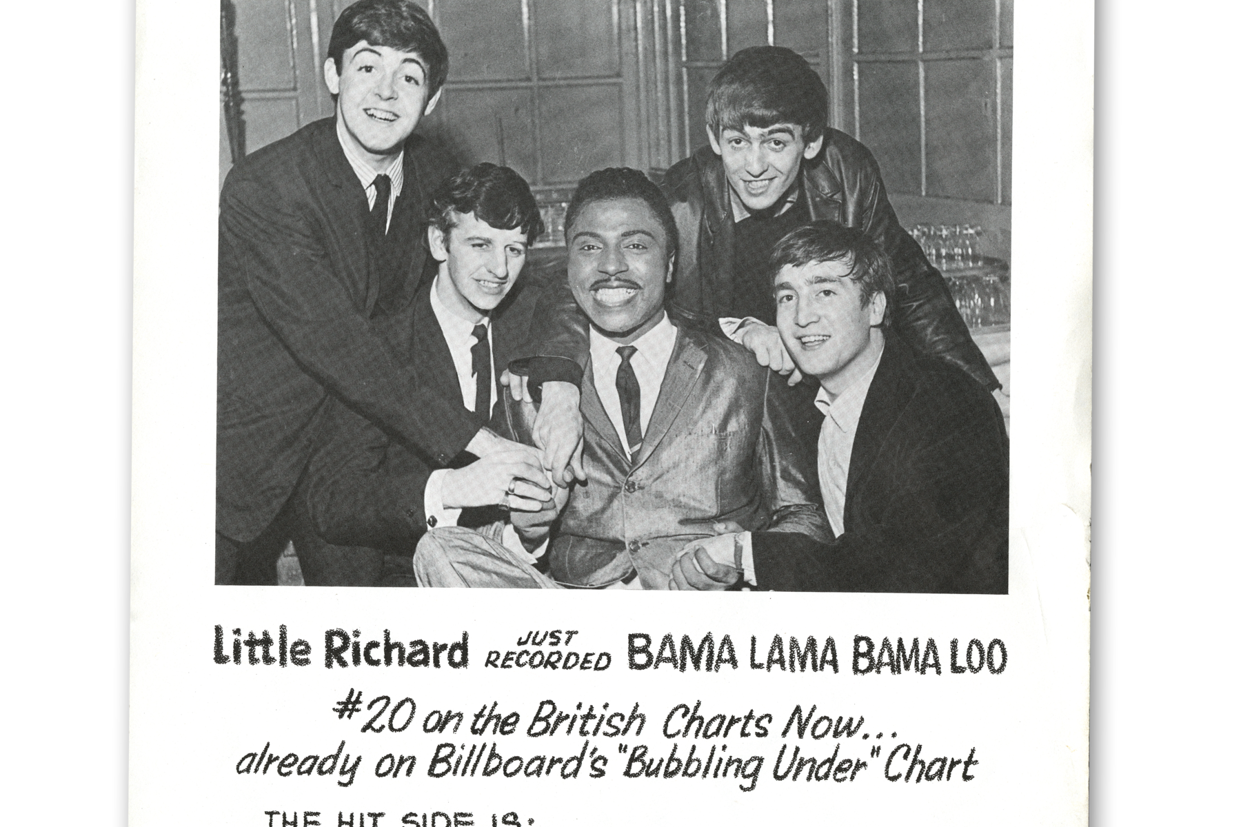 Little Richard with the Beatles