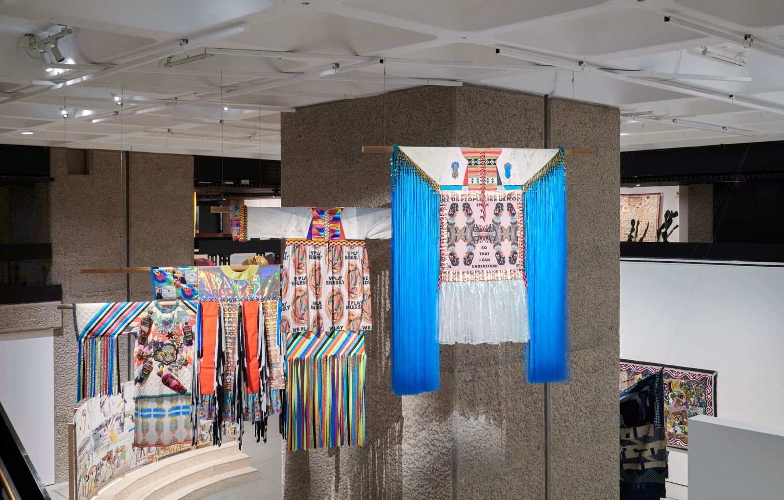 Hangings in the Barbican's Lower Gallery