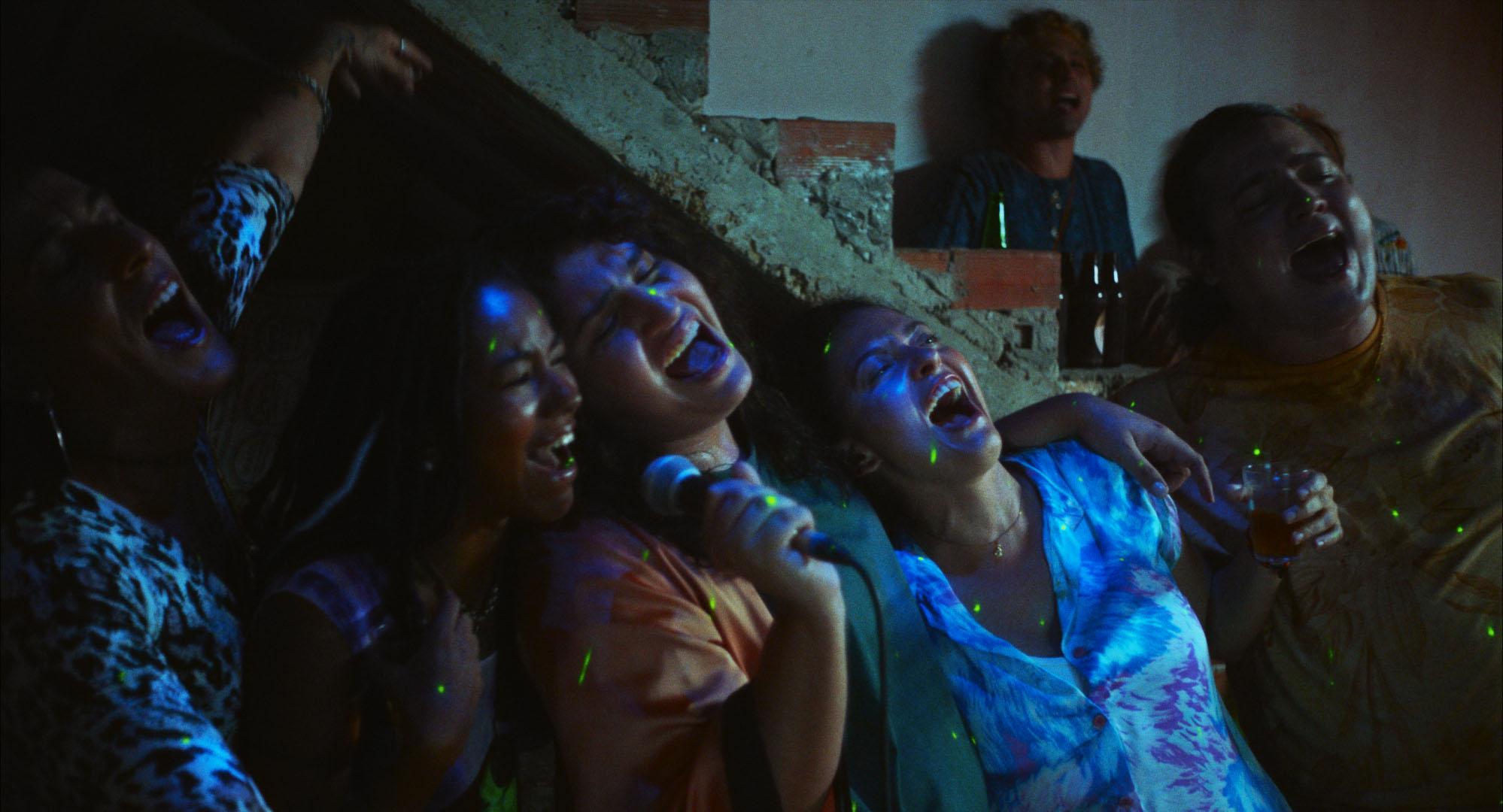 Crew celebrate the wrap