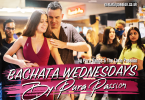 Bachata classes every Wednesday with Pura Passion team